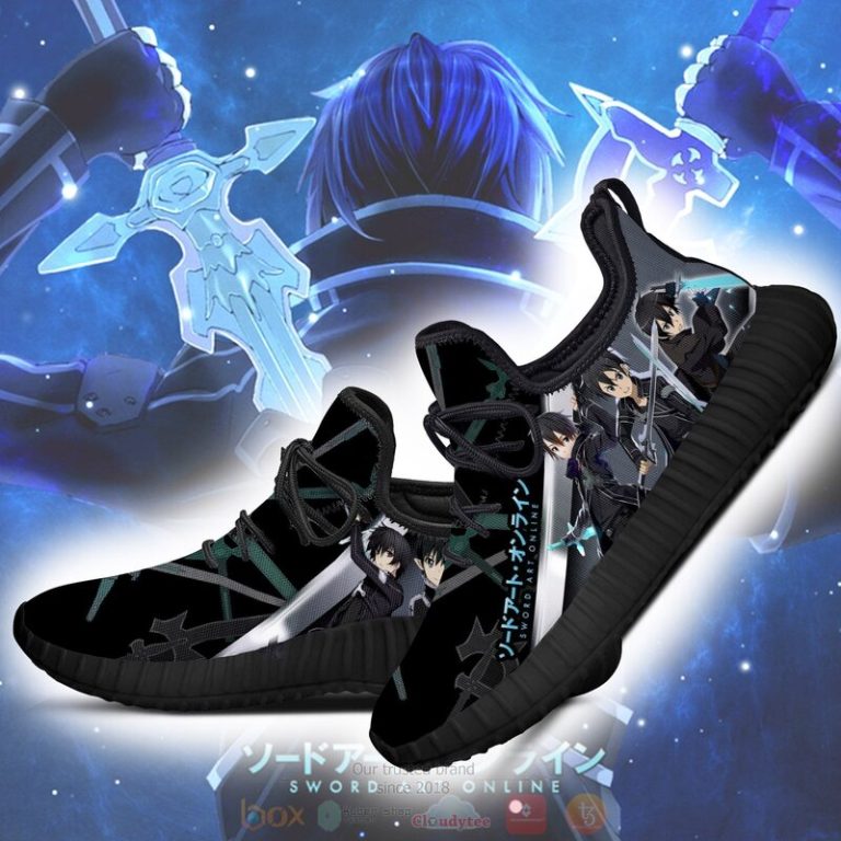 Anime Sword Art Online Kirito Reze Shoes 1 2