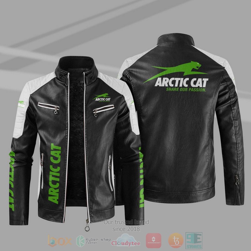 Arctic Cat Share Our Passion Block Leather Jacket