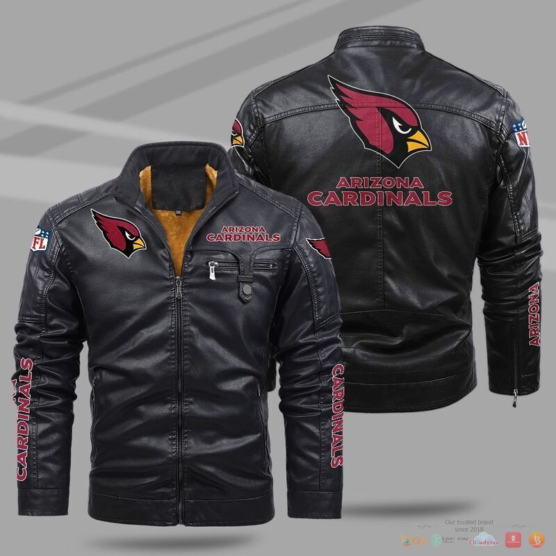 Arizona Cardinals NFL Trend Fleece Leather Jacket