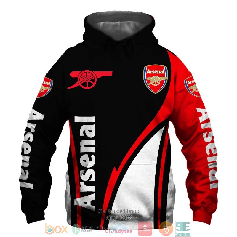 Arsenal 3d shirt hoodie