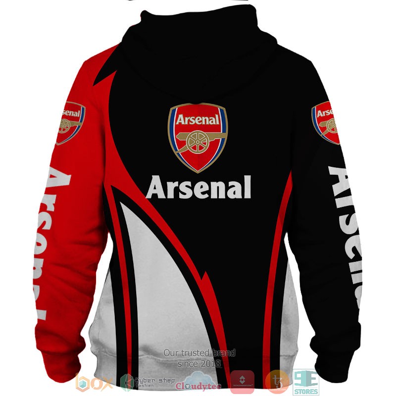 Arsenal 3d shirt hoodie 1