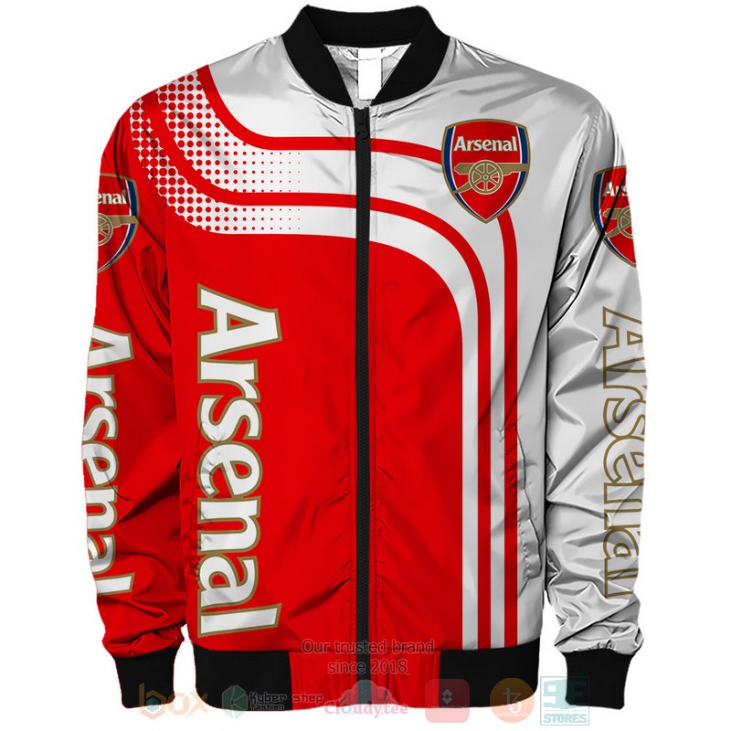 Arsenal Football Club red white 3D shirt hoodie 1 2 3 4 5