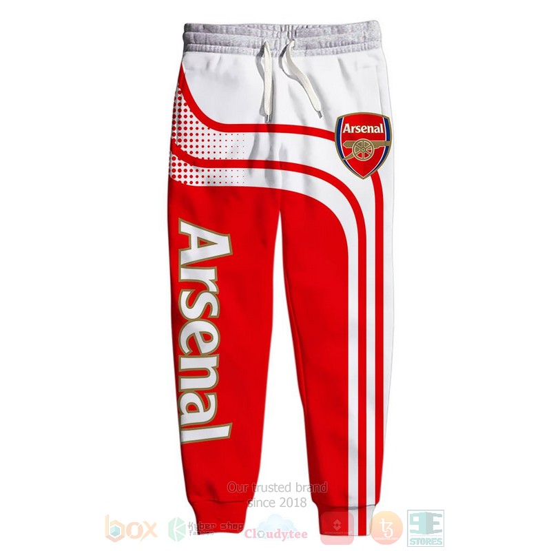 Arsenal Football Club red white 3D shirt hoodie 1 2 3 4 5 6 7 8 9 10 11 12 13 14 15 16