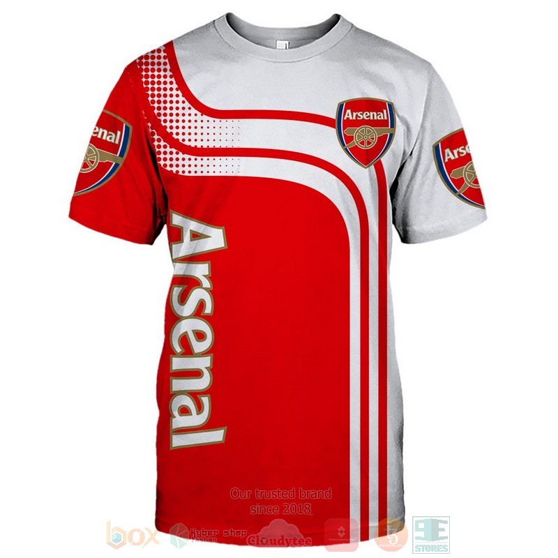 Arsenal Football Club red white 3D shirt hoodie 1 2 3 4 5 6 7 8 9 10 11 12 13 14 15 16 17 18 19 20 21