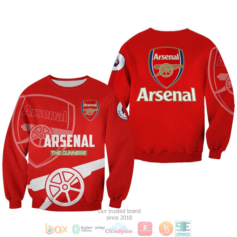 Arsenal The Gunners 3d shirt hoodie 1 2 3 4 5 6 7 8 9 10 11 12 13