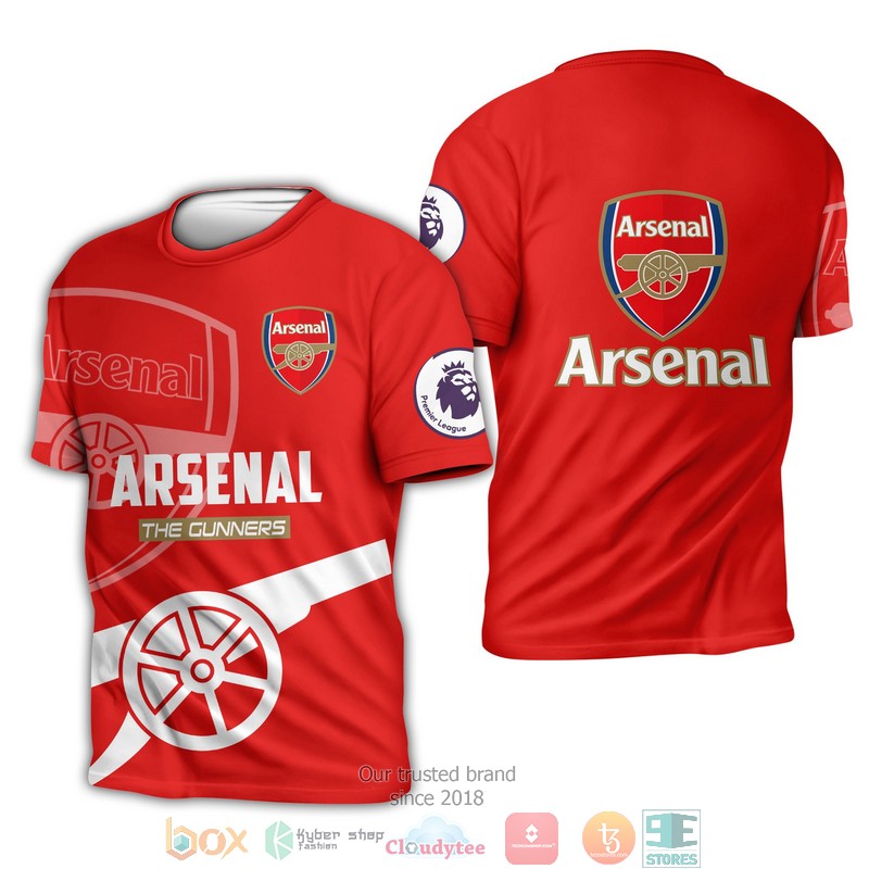 Arsenal The Gunners 3d shirt hoodie 1 2 3 4 5 6 7 8 9 10 11 12 13 14 15 16 17 18 19
