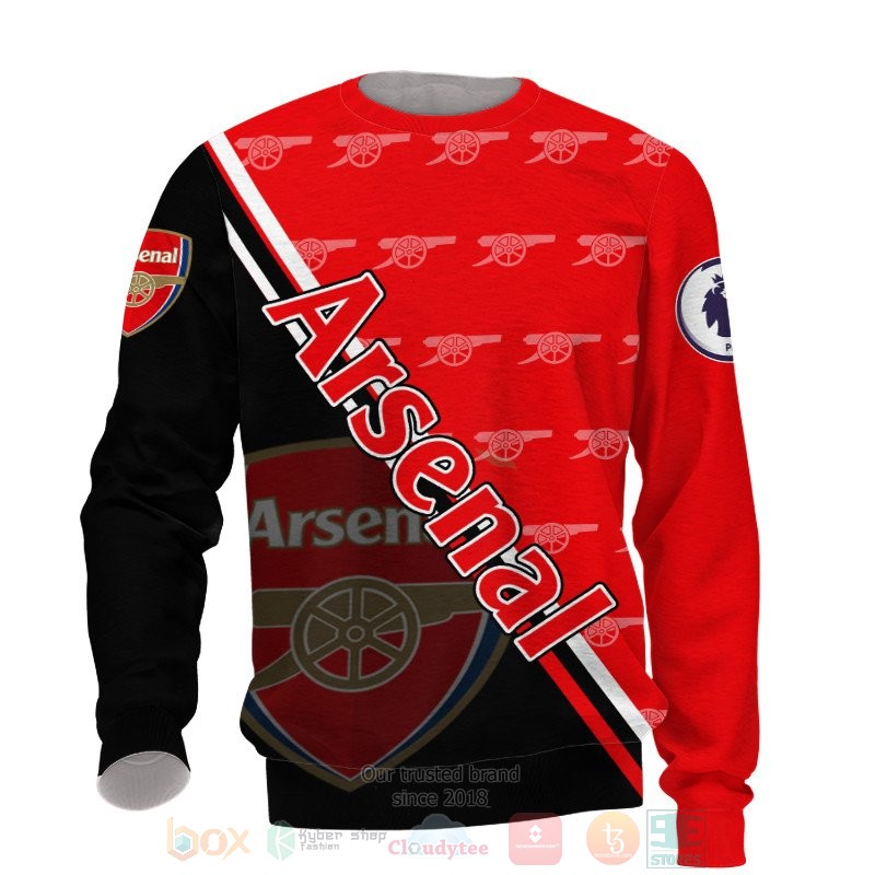 Arsenal black red 3D shirt hoodie 1 2 3 4 5 6 7 8 9 10 11 12 13 14 15