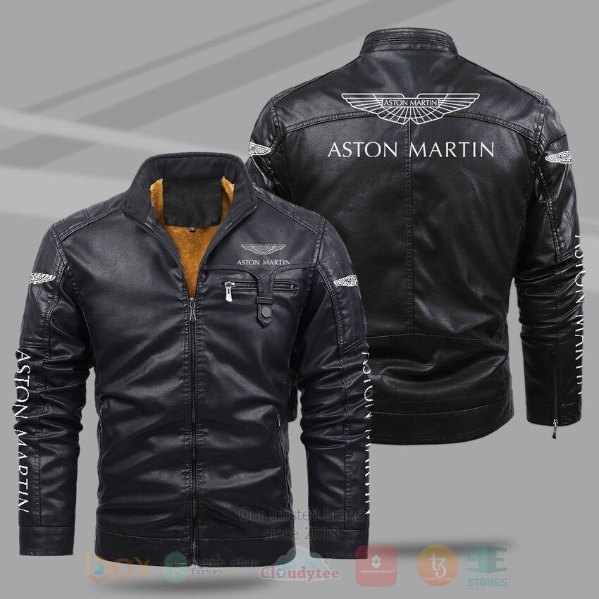 Aston Martin Fleece Leather Jacket