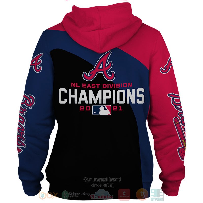 Atlanta Braves NL East Division Champions 2021 3D shirt hoodie 1