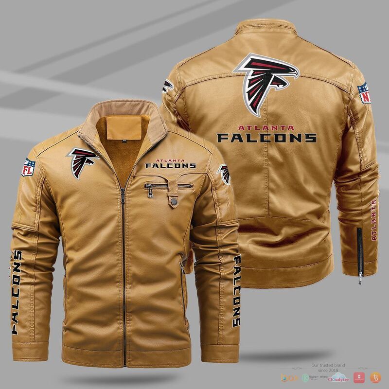 Atlanta Falcons NFL Trend Fleece Leather Jacket 1