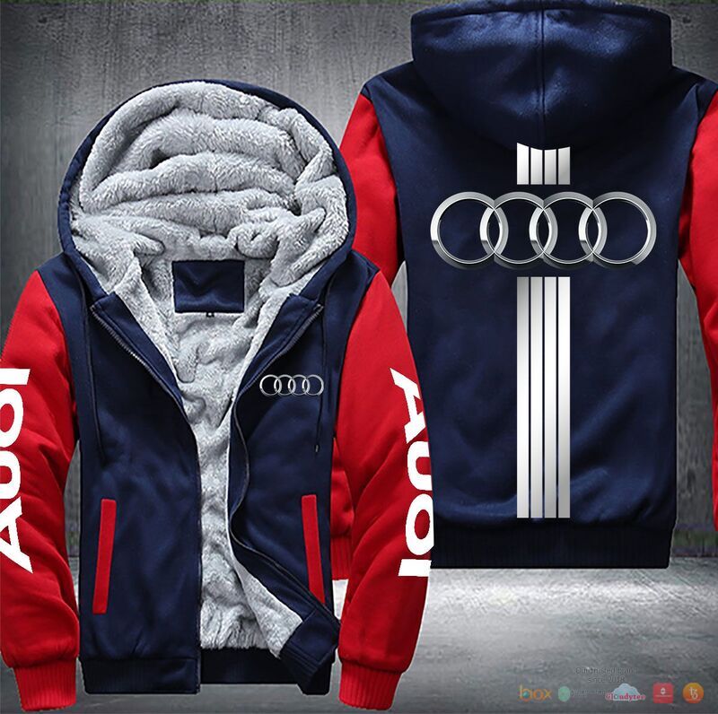 Audi Fleece Hoodie Jacket 1 2