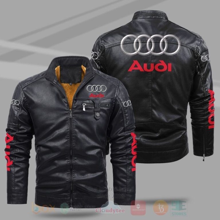 Audi Fleece Leather Jacket