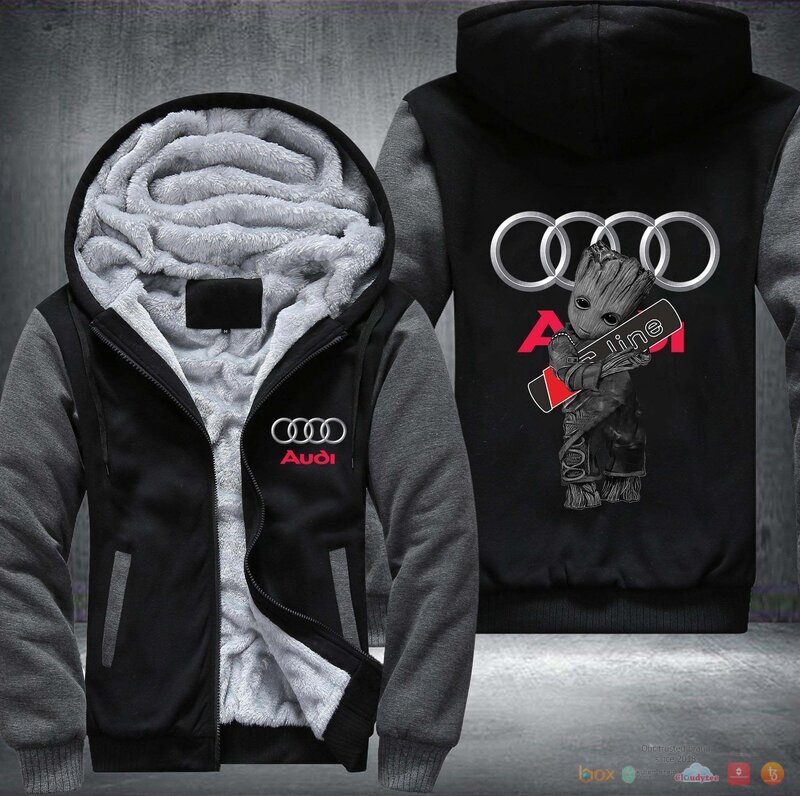 Audi S line Groot Fleece Hoodie Jacket