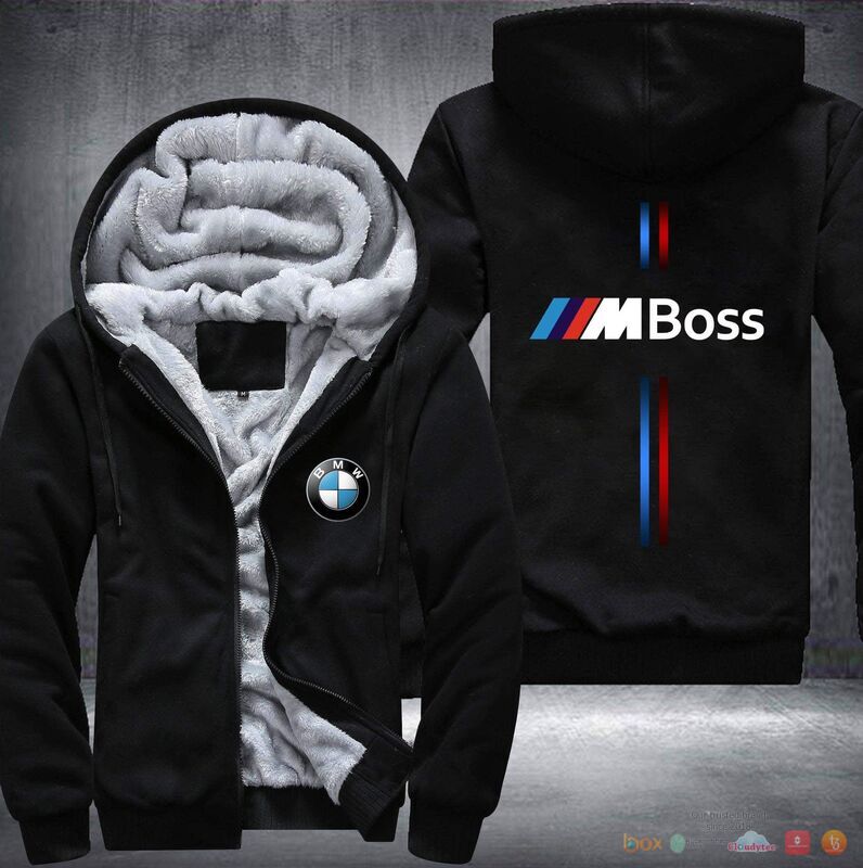 BMW Boss Fleece Hoodie Jacket 1