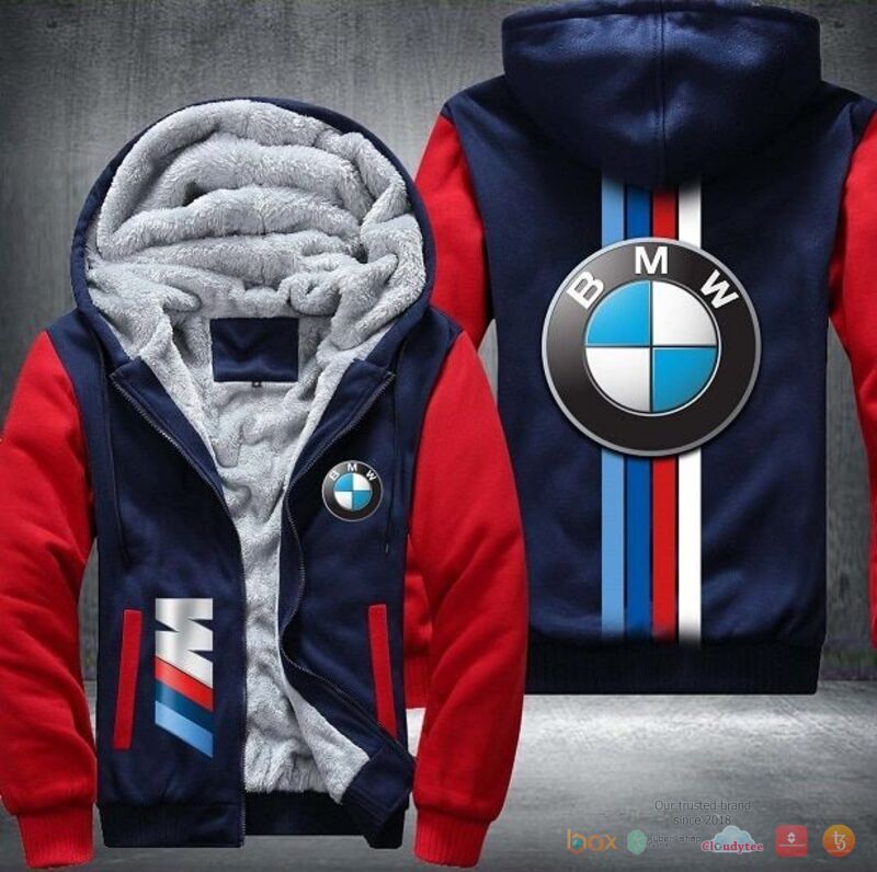BMW Fleece Hoodie Jacket 1 2 3