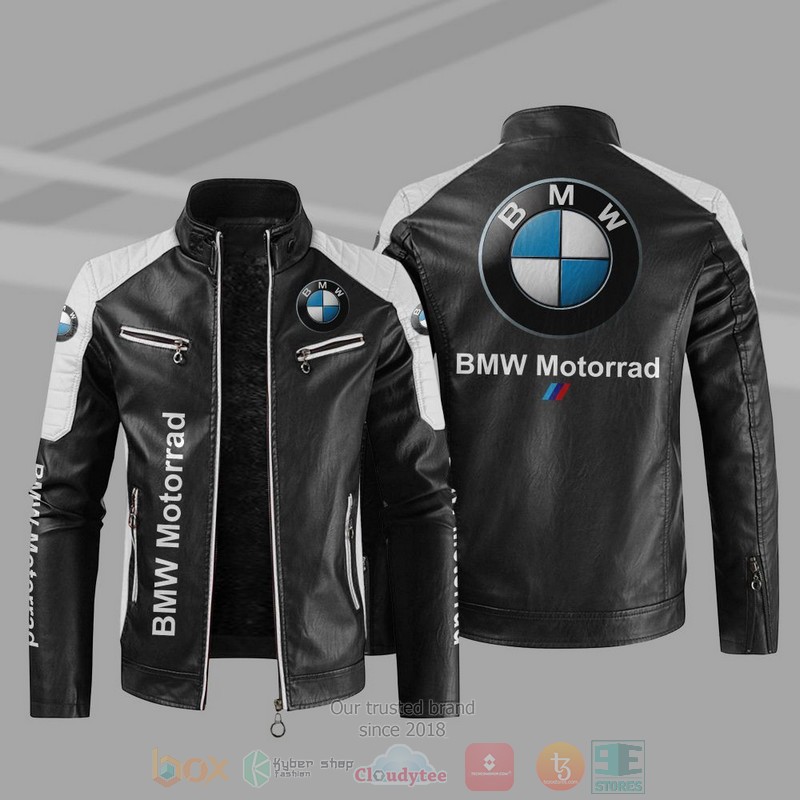 BMW Motorrad Block PU Leather Jacket • Shirtnation - Shop trending t ...