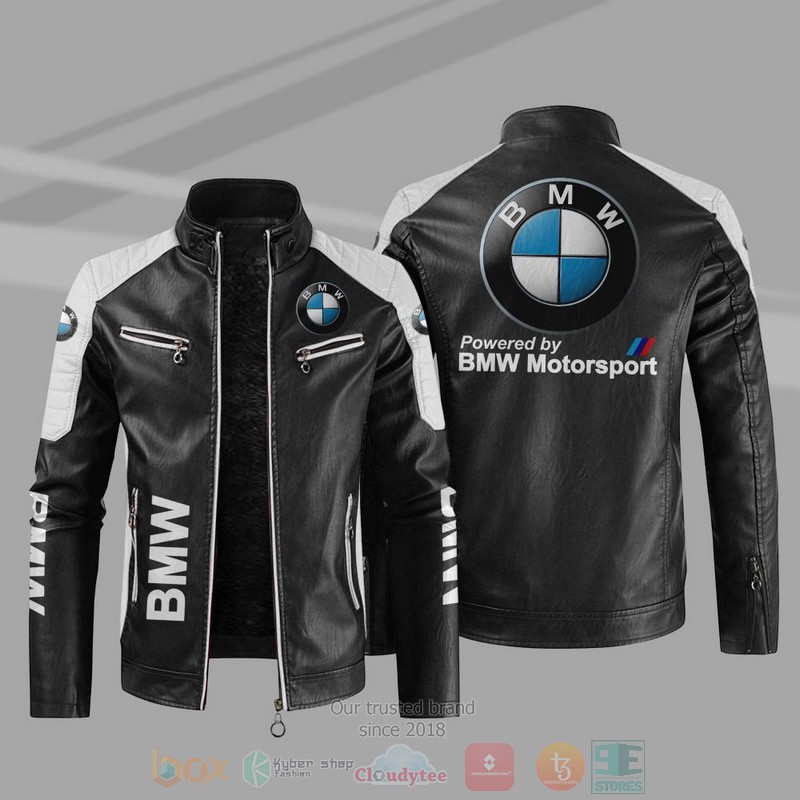 BMW Motorsport Block Leather Jacket