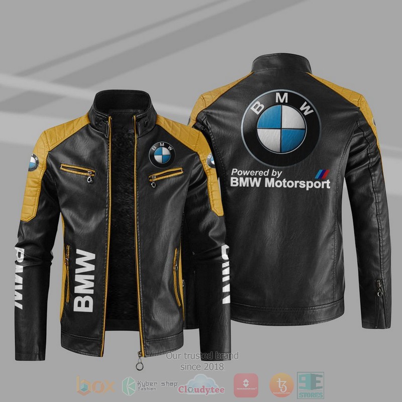 BMW Motorsport Block Leather Jacket 1