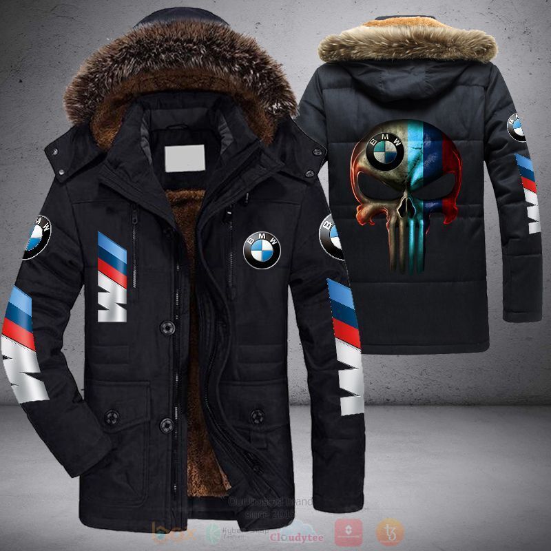 BMW Punisher Skull Parka Jacket