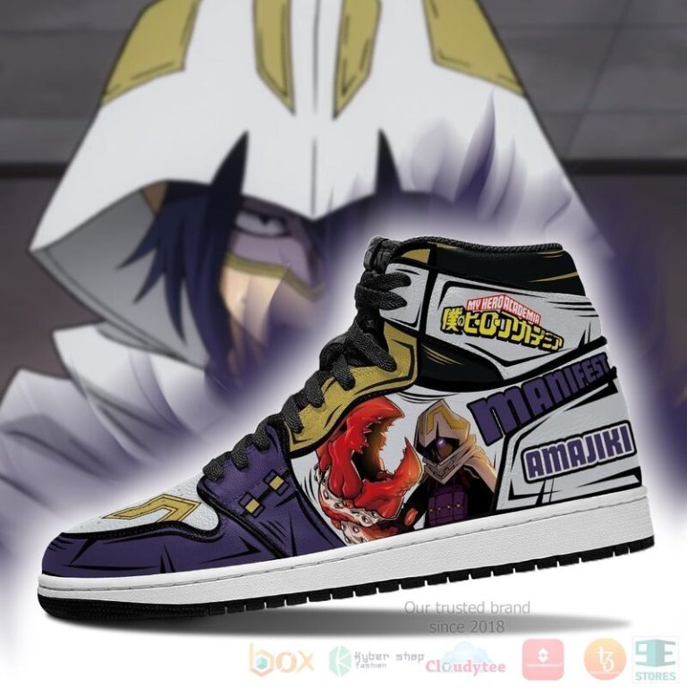 BNHA Tamaki Sneakers Custom Anime My Hero Academia Air Jordan High Top Shoes 1 2