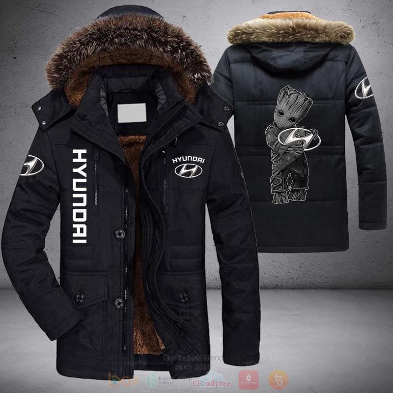 Baby Groot Hyundai Parka Jacket