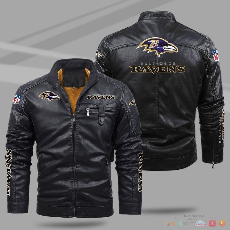 Baltimore Ravens NFL Trend Fleece Leather Jacket