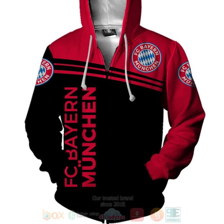 Bayern Munich 3D shirt hoodie 1 2