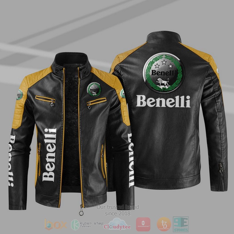 Benelli Block Leather Jacket 1