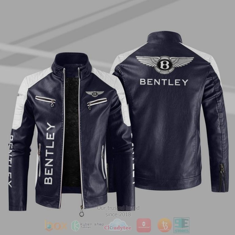 Bentley Block Leather Jacket 1 2