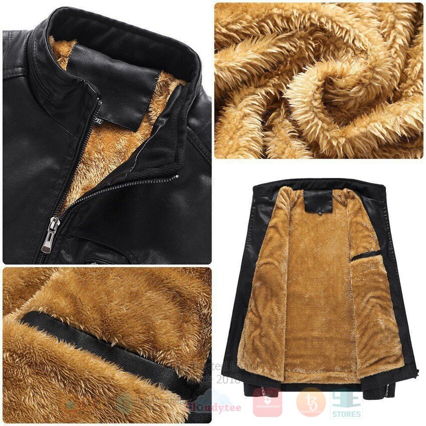 Bentley Fleece Leather Jacket 1 2