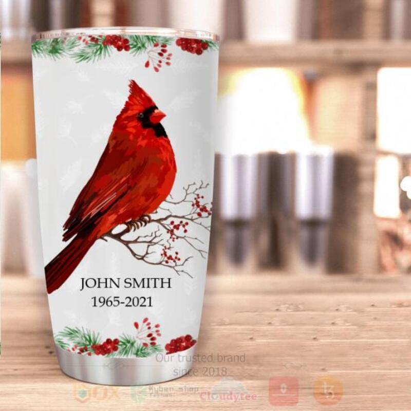 Bird Those We Love Dont Go Away They Walk Beside Us Every Day Personalized Tumbler