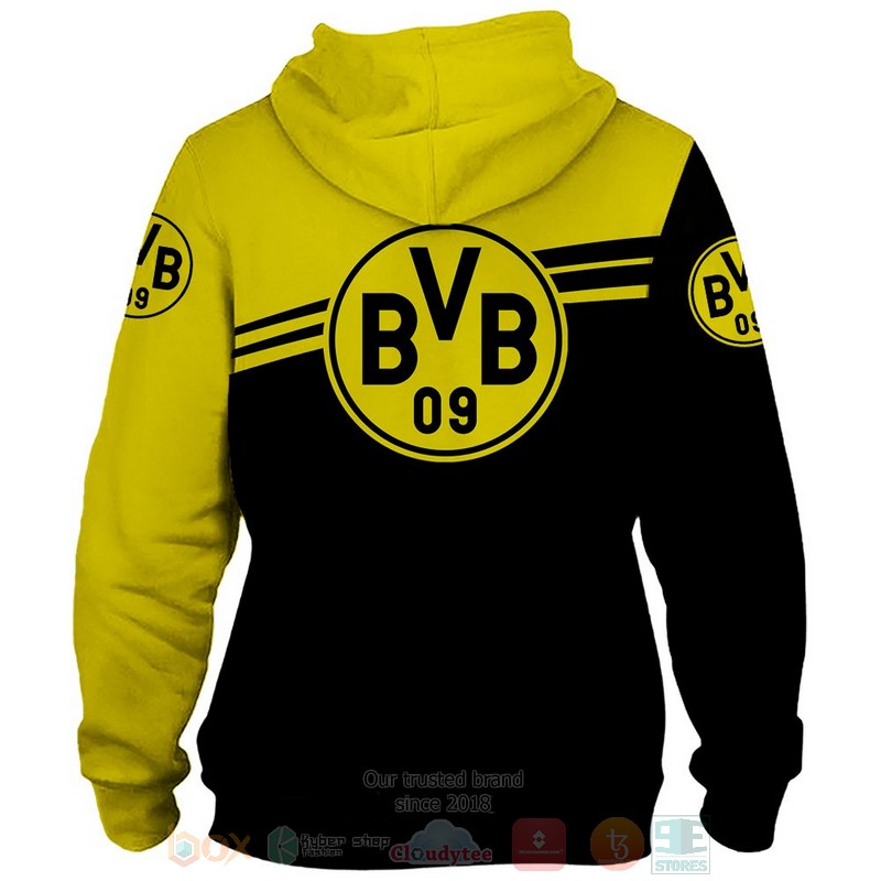 Borussia Dortmund yellow black 3D shirt hoodie 1