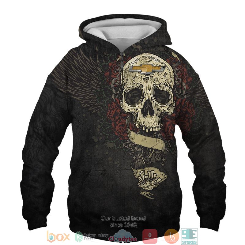 Brand new design CHEVY Skull 3d shirt hoodie 1