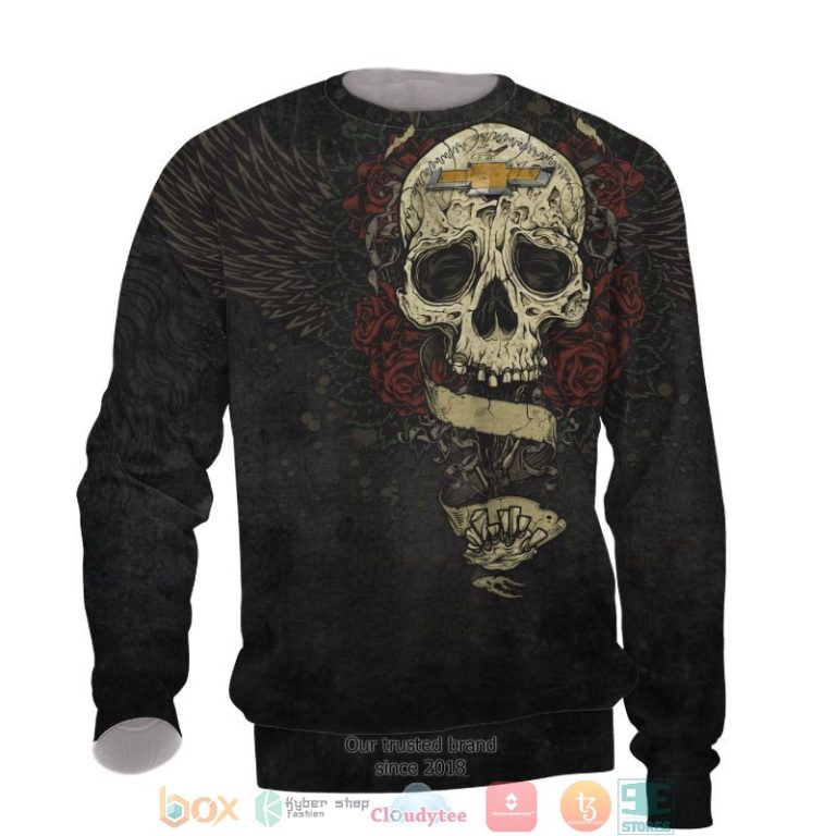 Brand new design CHEVY Skull 3d shirt hoodie 1 2