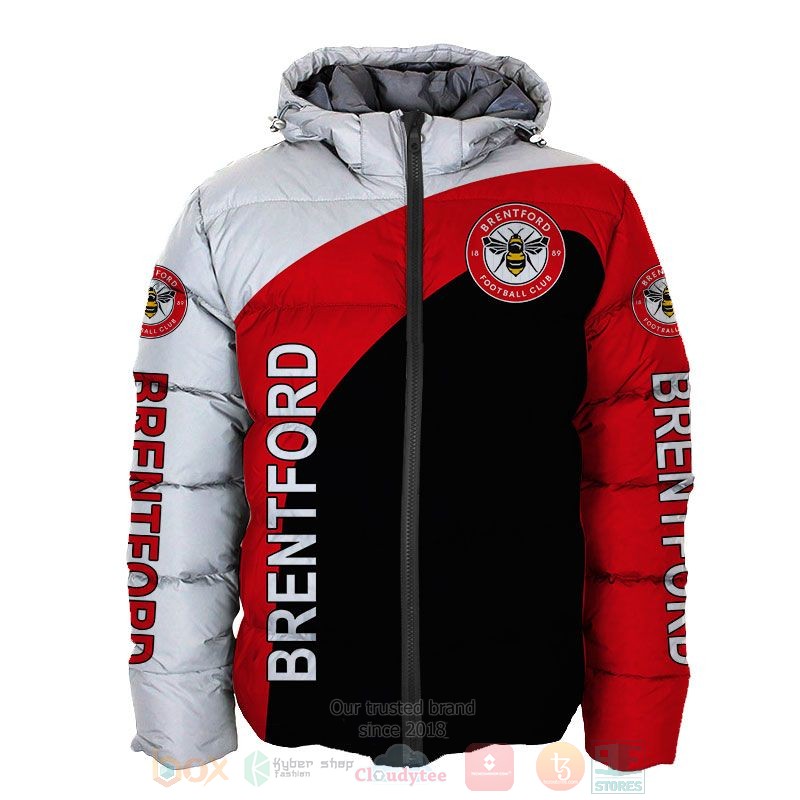Brentford FC white red black 3D shirt hoodie 1 2 3 4 5 6 7 8 9 10 11 12 13 14 15 16 17 18
