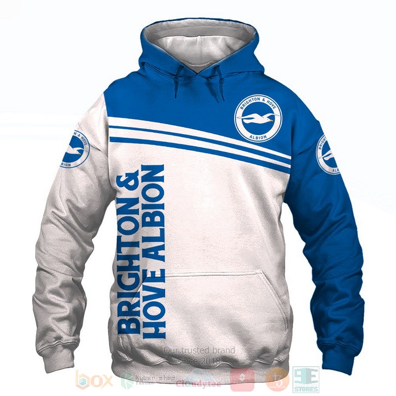 Brighton Hove Albion 3D shirt hoodie