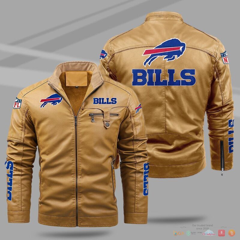 Buffalo Bills NFL Trend Fleece Leather Jacket 1