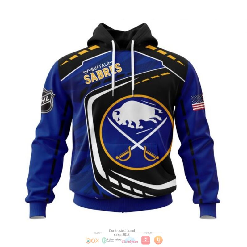 Buffalo Sabres NHL black blue 3D shirt hoodie