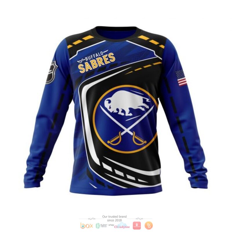 Buffalo Sabres NHL black blue 3D shirt hoodie 1 2 3 4 5