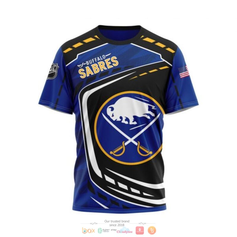 Buffalo Sabres NHL black blue 3D shirt hoodie 1 2 3 4 5 6 7