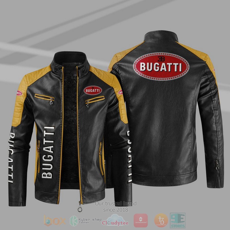 Bugatti Block Leather Jacket 1