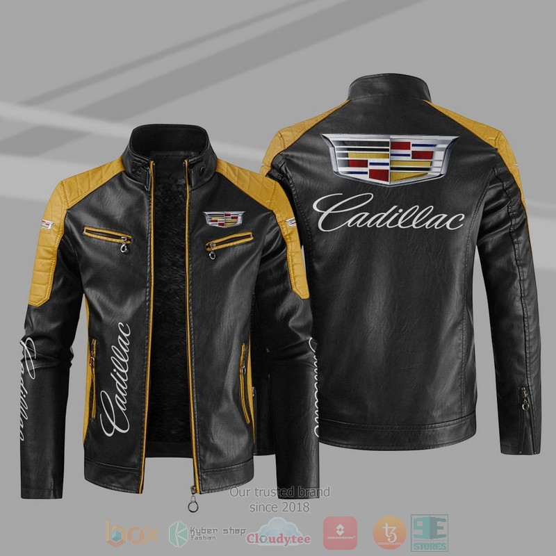 Cadillac Block Leather Jacket 1