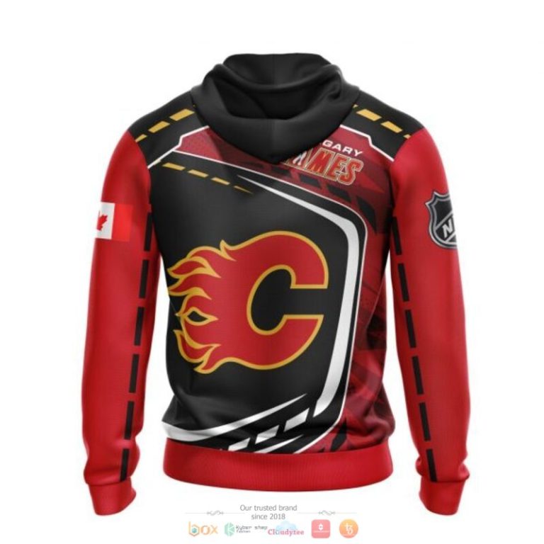 Calgary Flames NHL black red 3D shirt hoodie 1 2