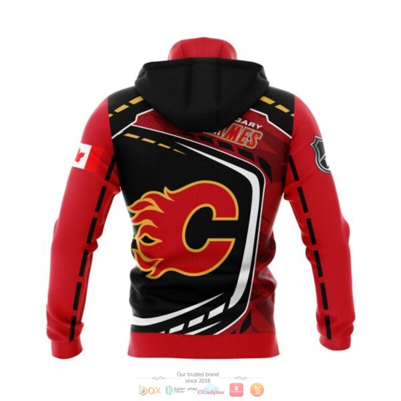 Calgary Flames NHL black red 3D shirt hoodie 1 2 3 4