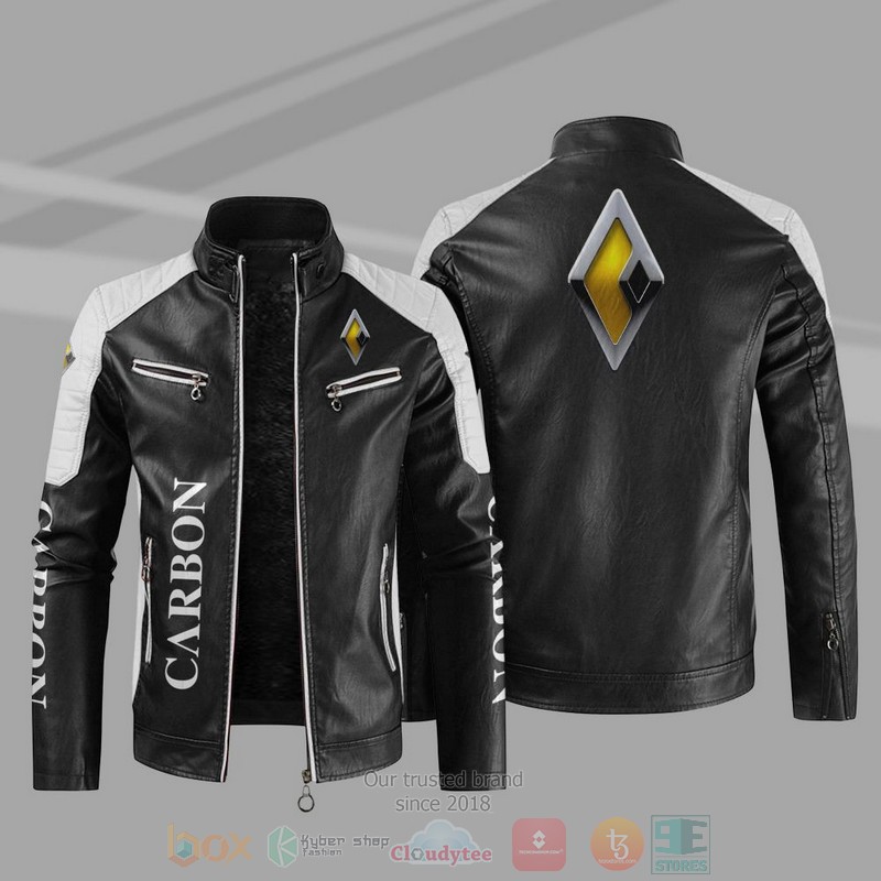 Carbon Motor Block Leather Jacket