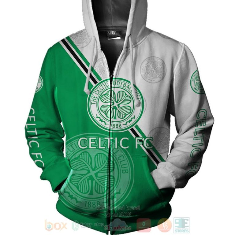 Celtic Football club 3D shirt hoodie 1 2