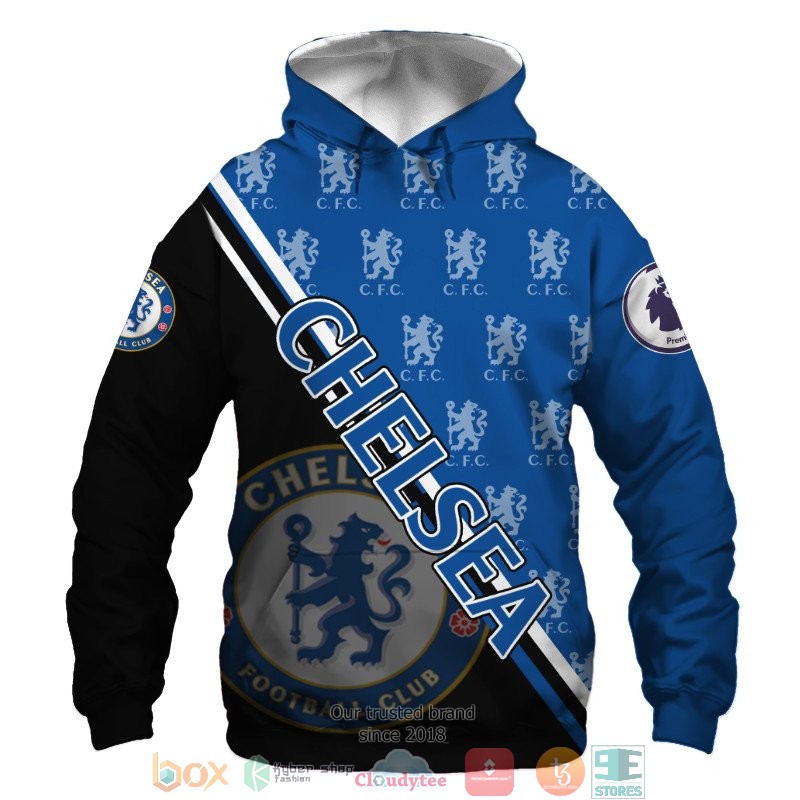 Chelsea Blue 3d shirt hoodie