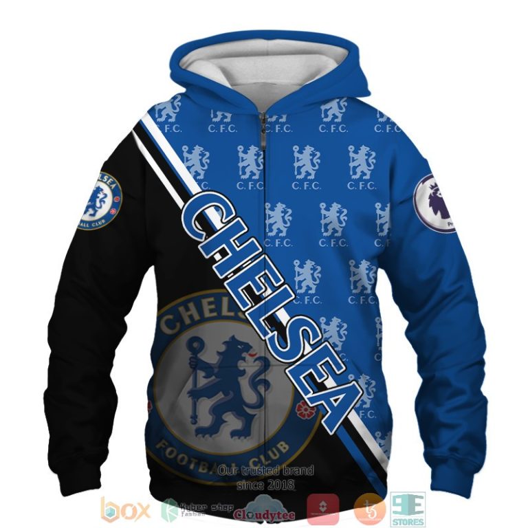 Chelsea Blue 3d shirt hoodie 1 2