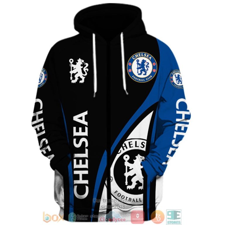 Chelsea Football Club 3d shirt hoodie 1 2