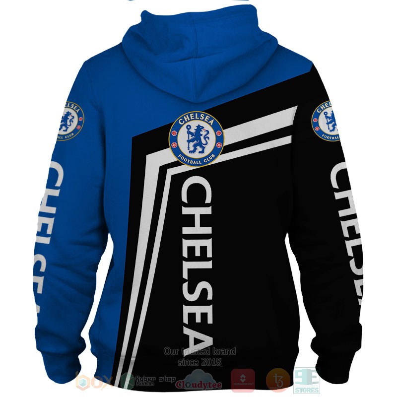 Chelsea Football Club blue black 3D shirt hoodie 1